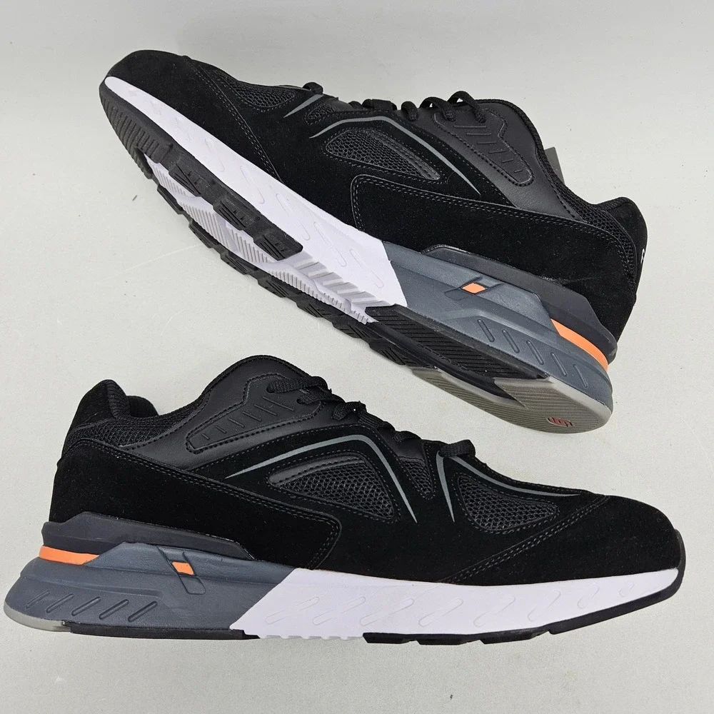 FitVille Rebound Core Mens 11W Black Walking Sneakers TW-RCV120230905M NWT Wide